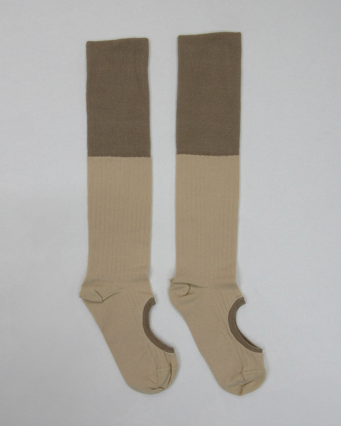 ribbed circle socks