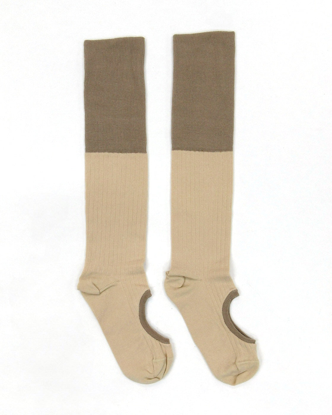 ribbed circle socks