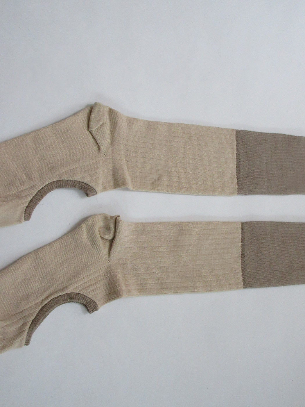 ribbed circle socks