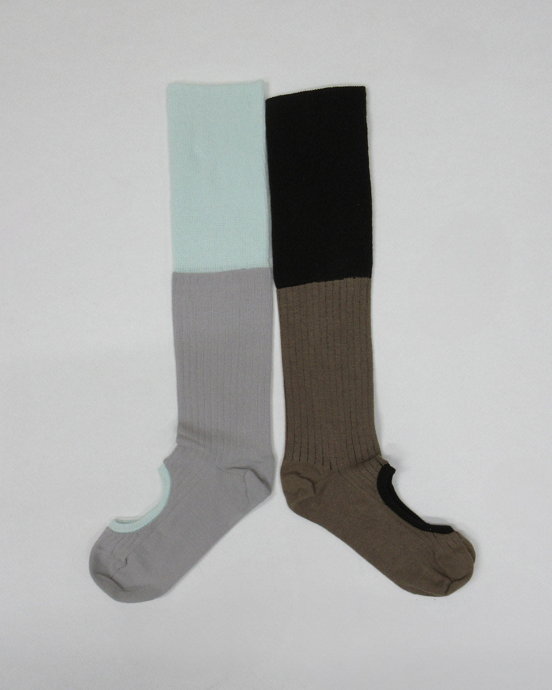 ribbed circle socks