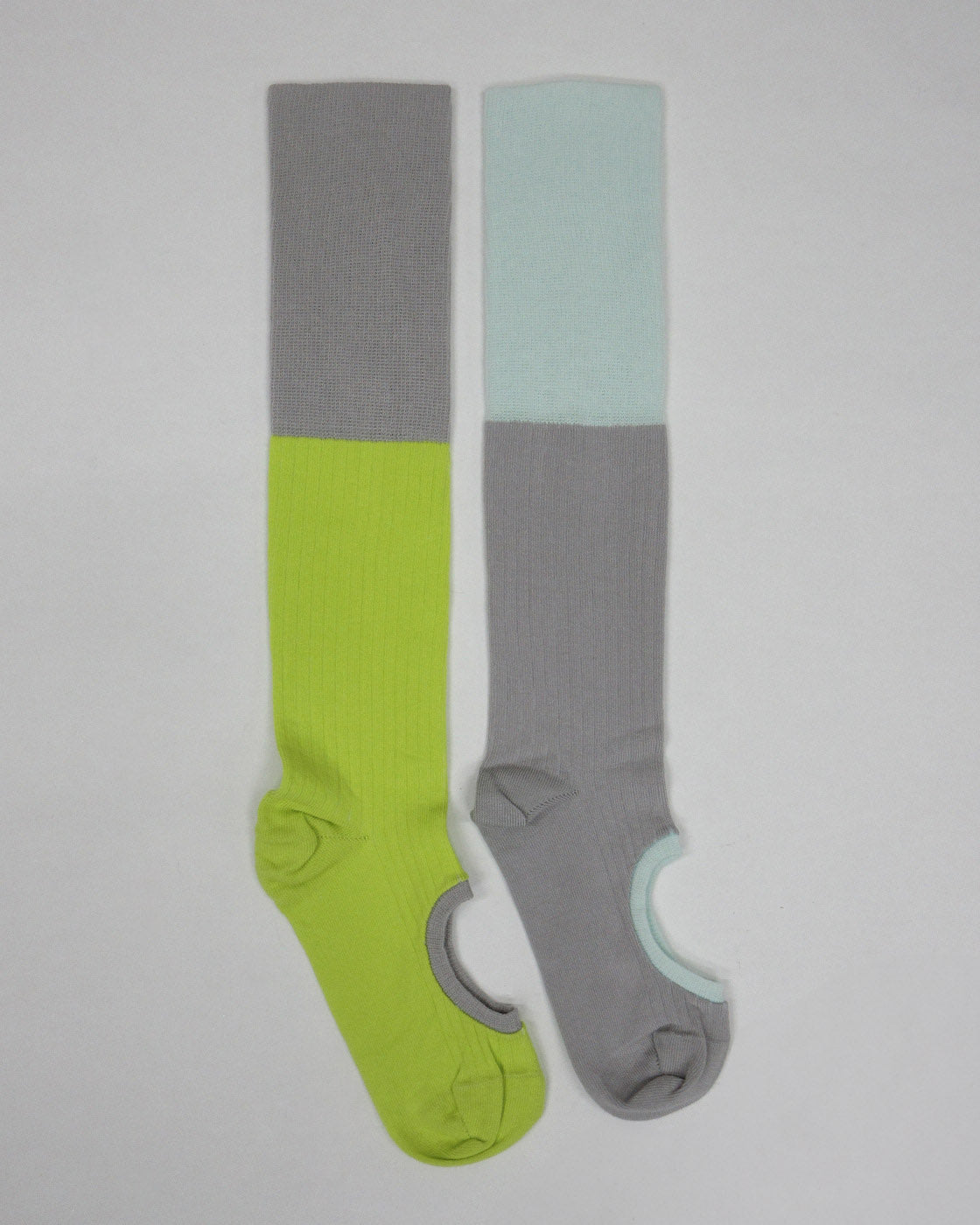ribbed circle socks