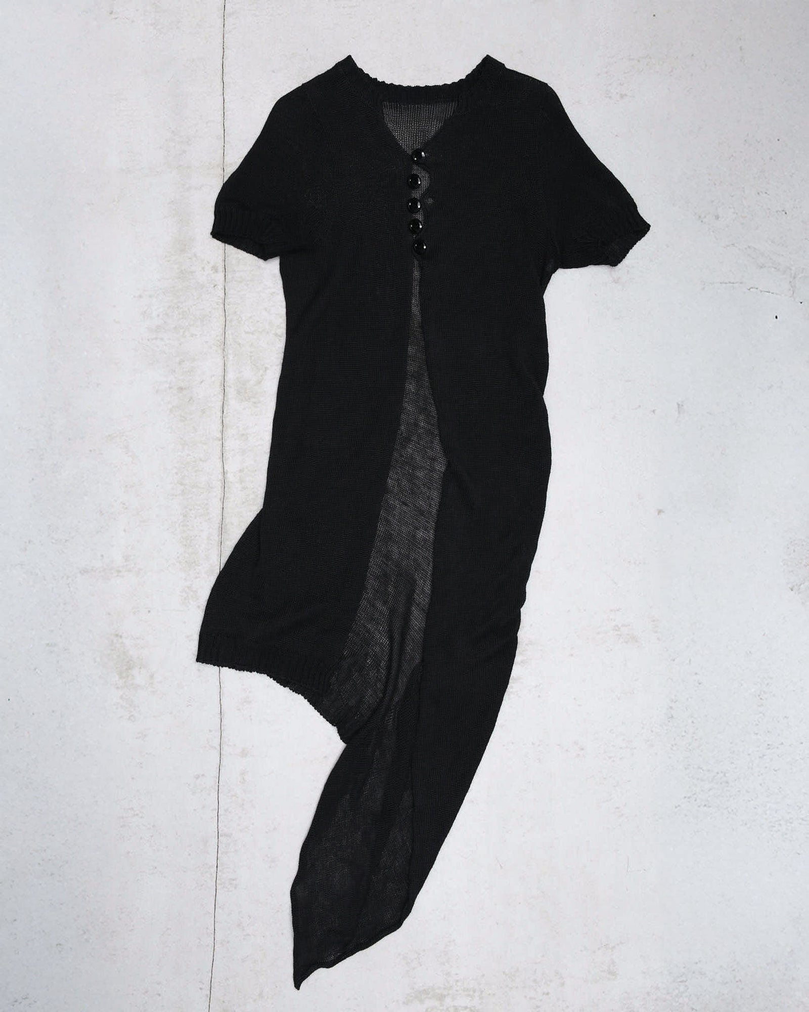see-through knit top / cardigan