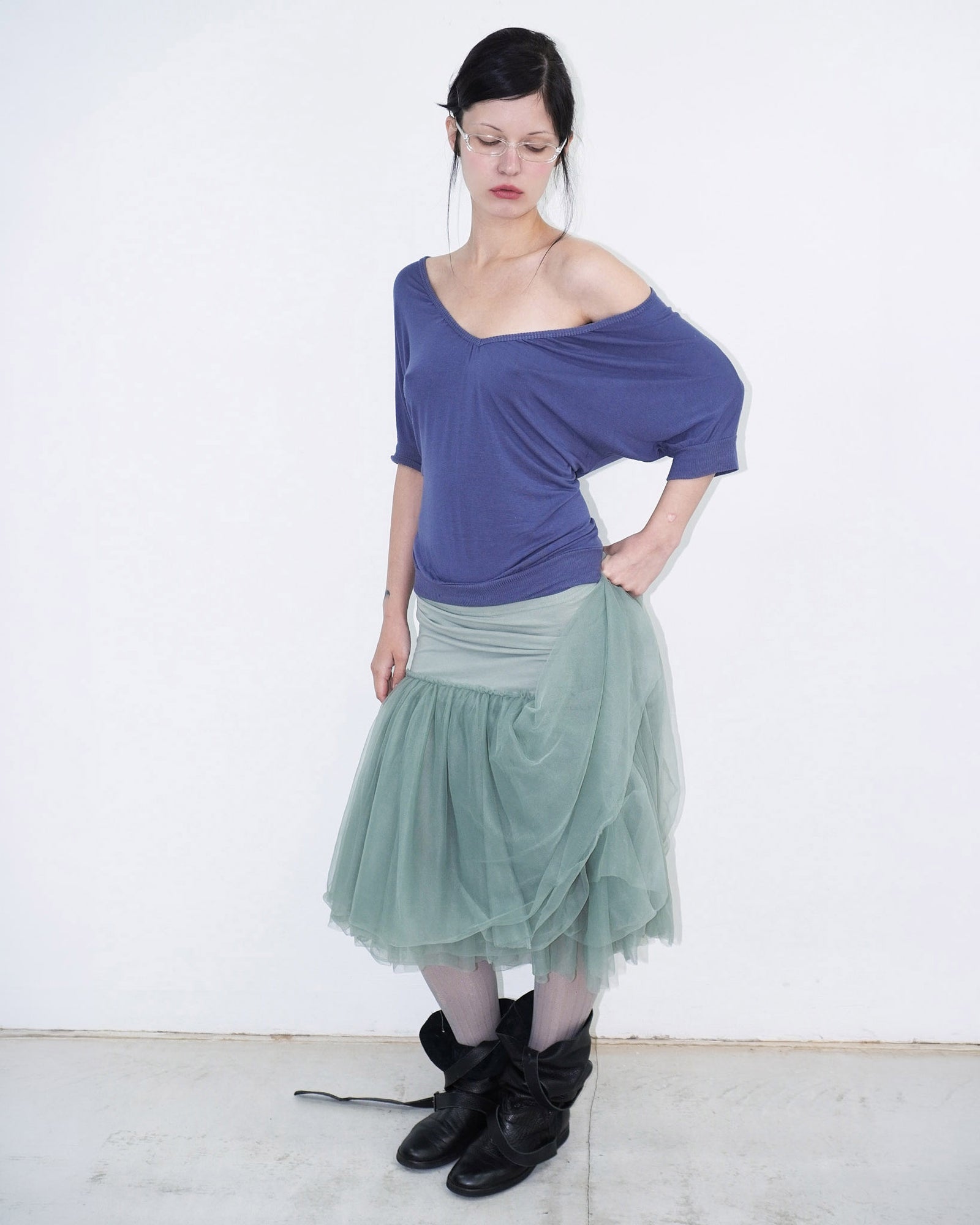 soft mint green tutu skirt