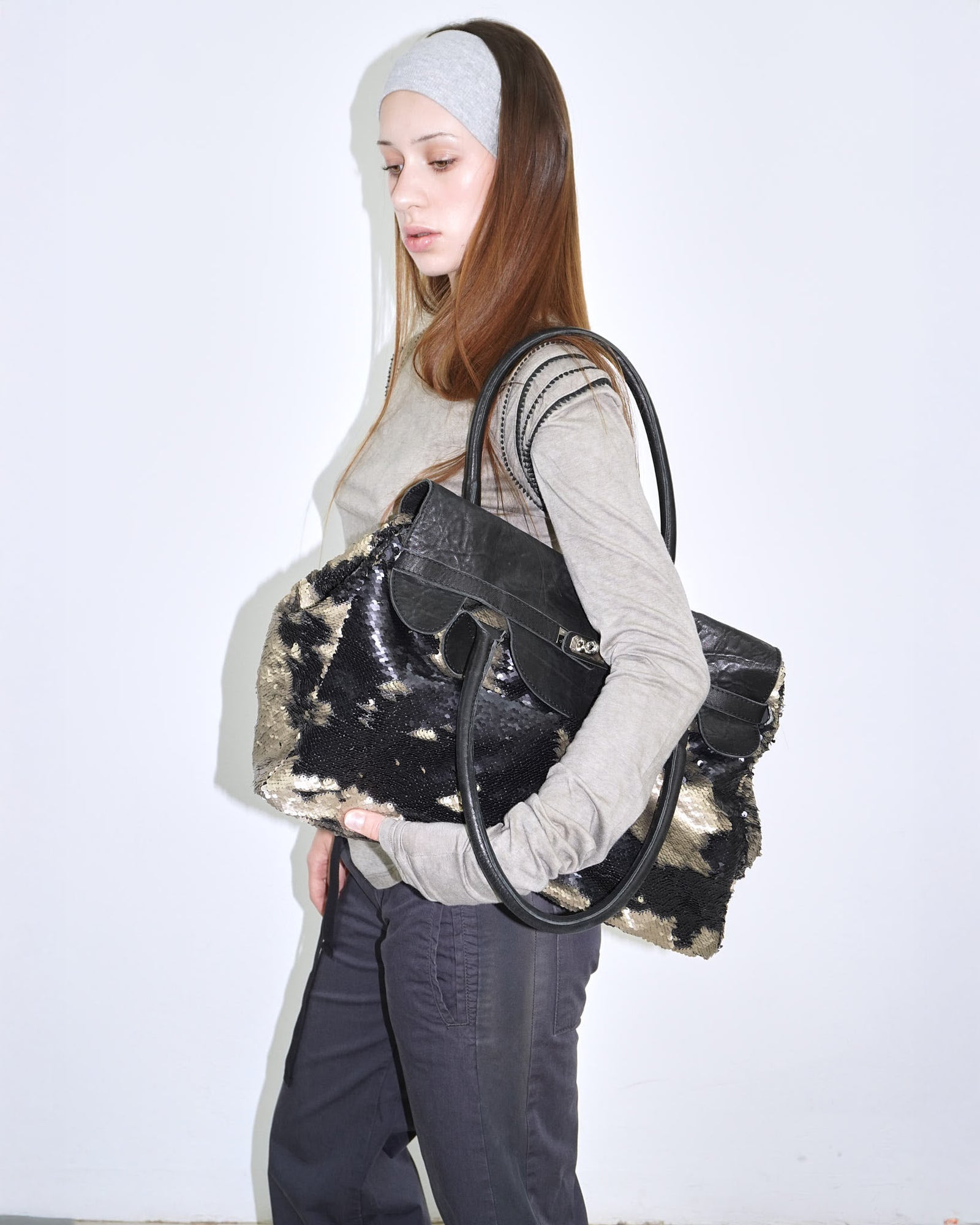 stone coloured top with shoulder detail