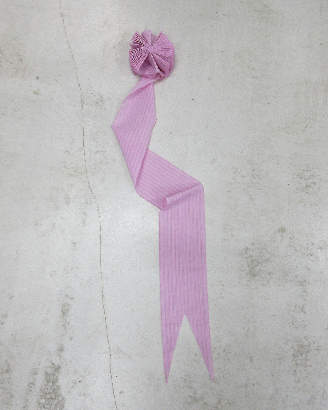 striped pink cockade