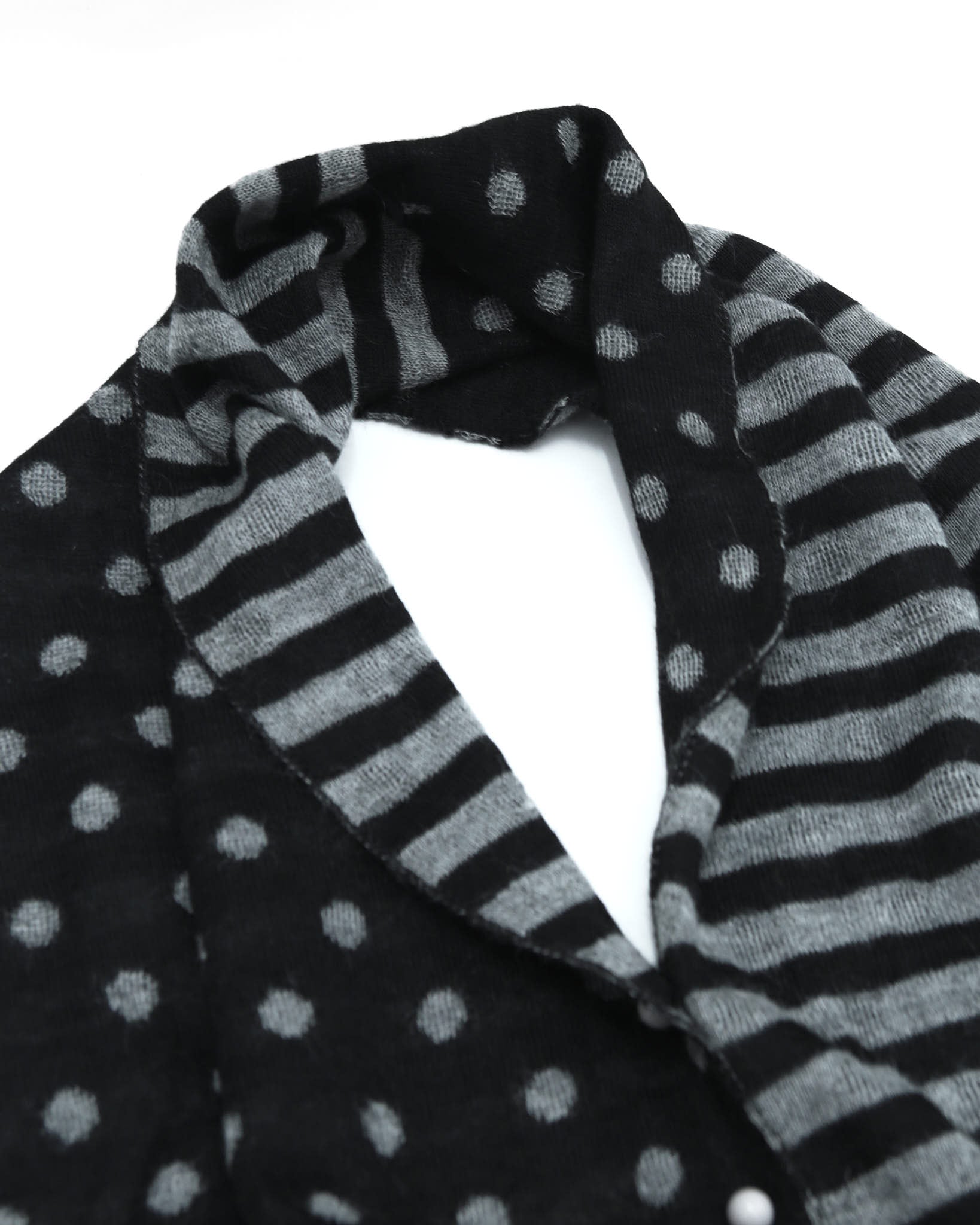 striped & polka dot scarf – ANEMONIA