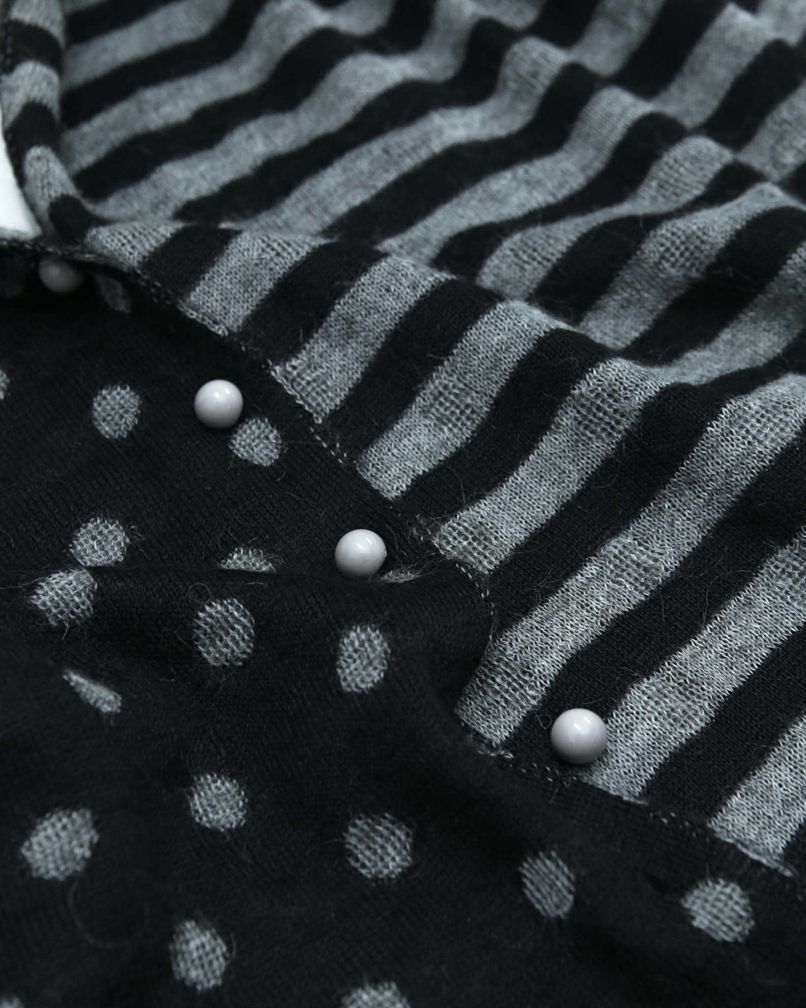 striped & polka dot scarf – ANEMONIA