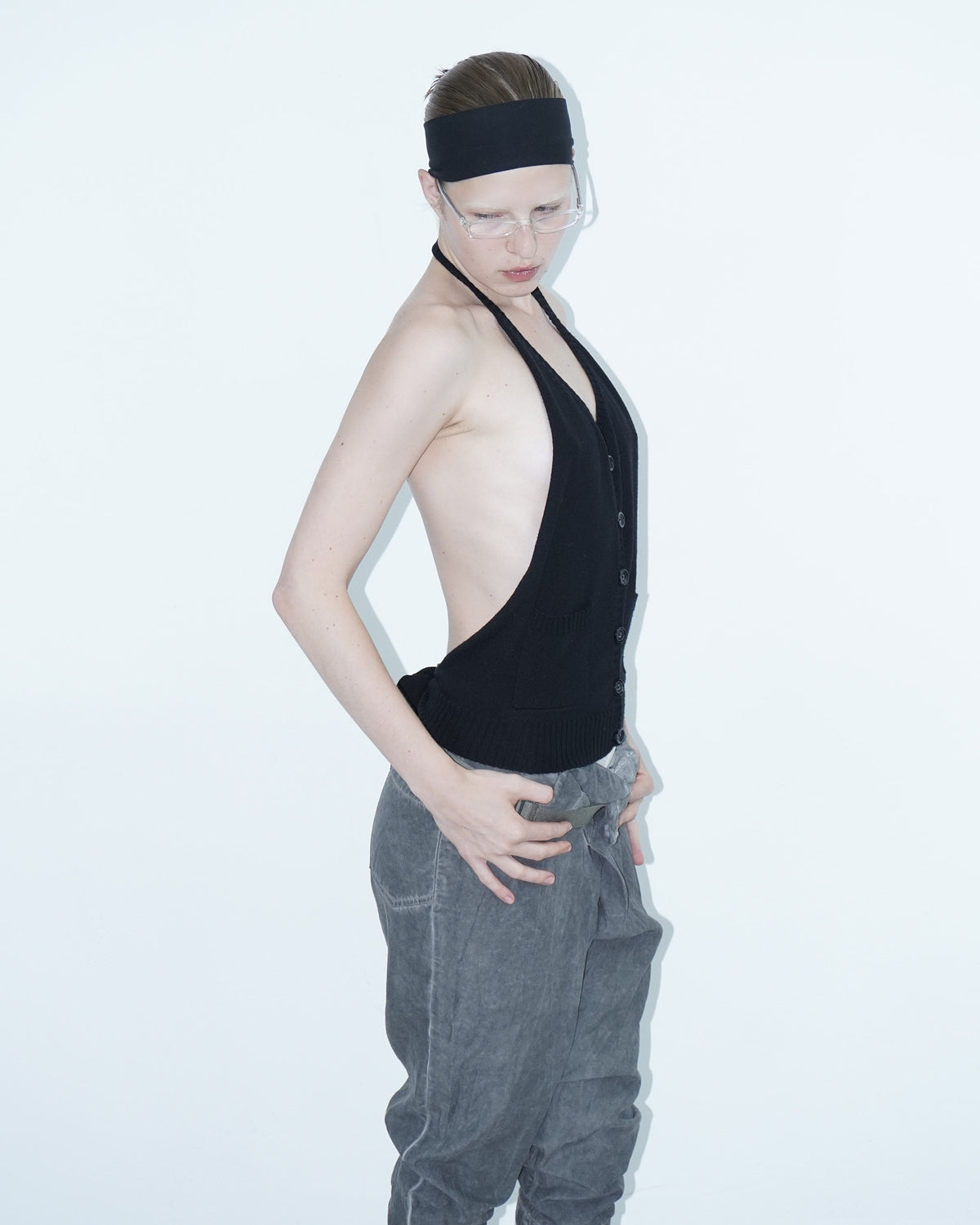 wool halter top