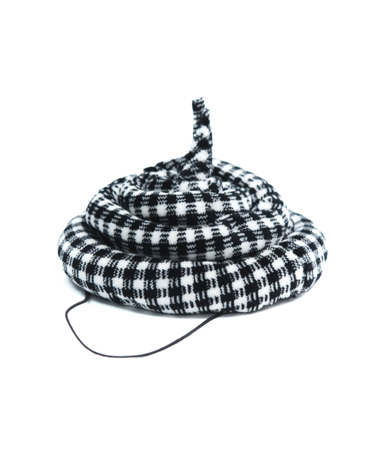 black and white mini hat