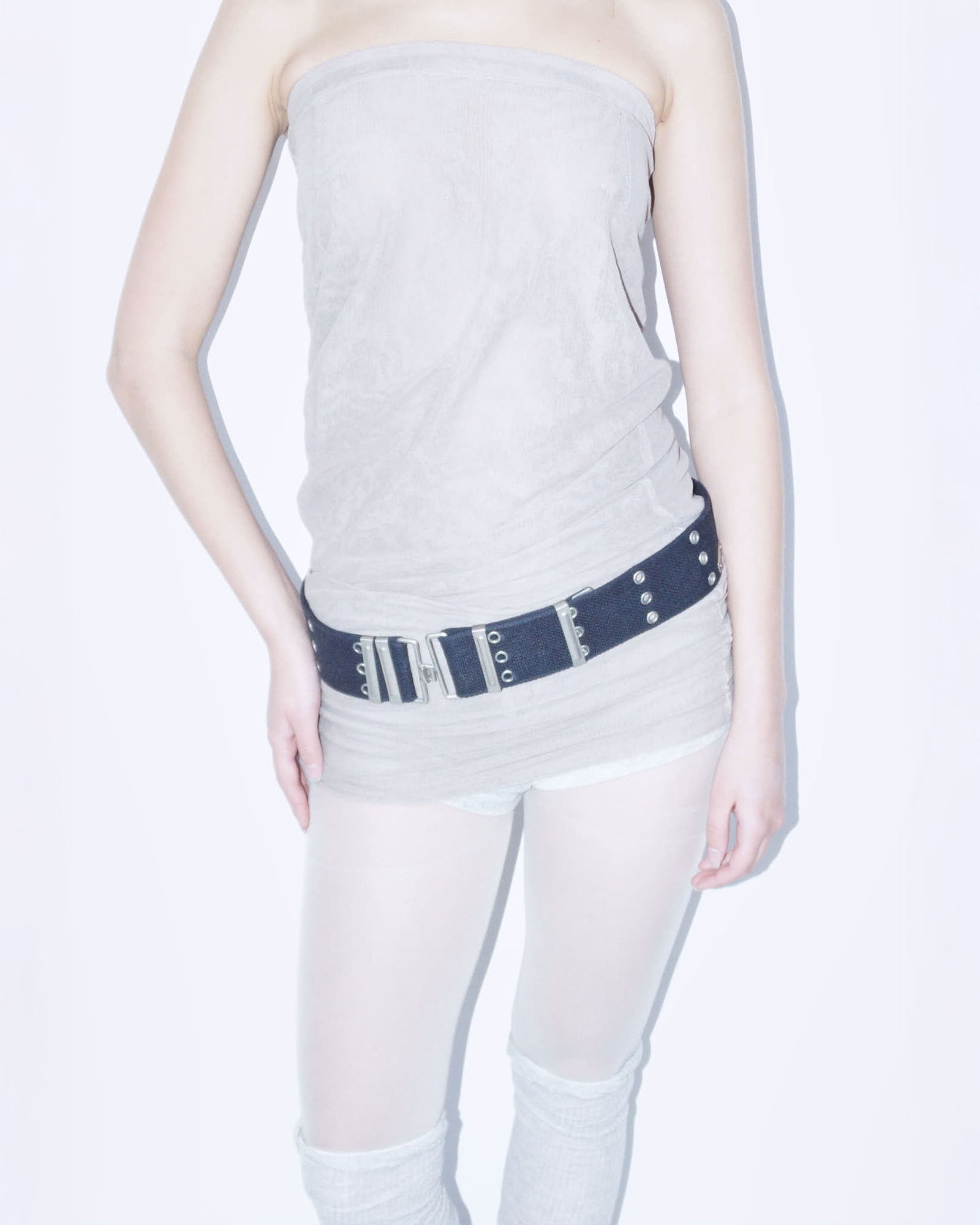 black studded belt