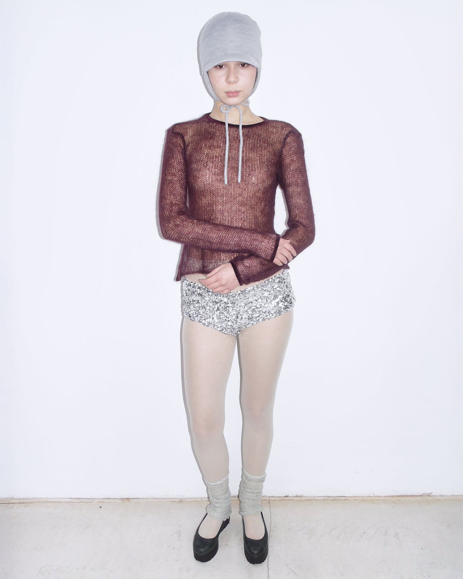 burgundy mohair sweater