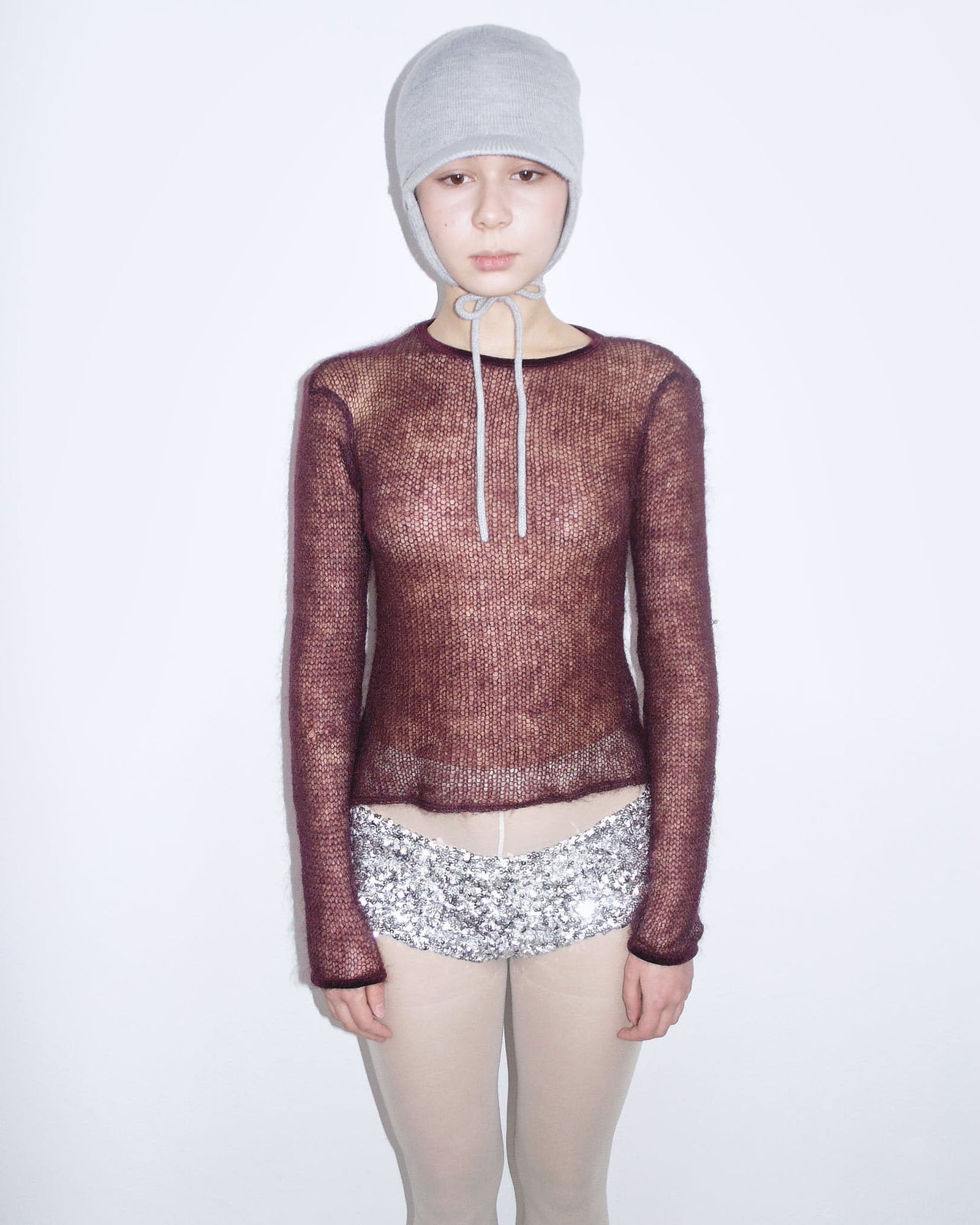 burgundy mohair sweater