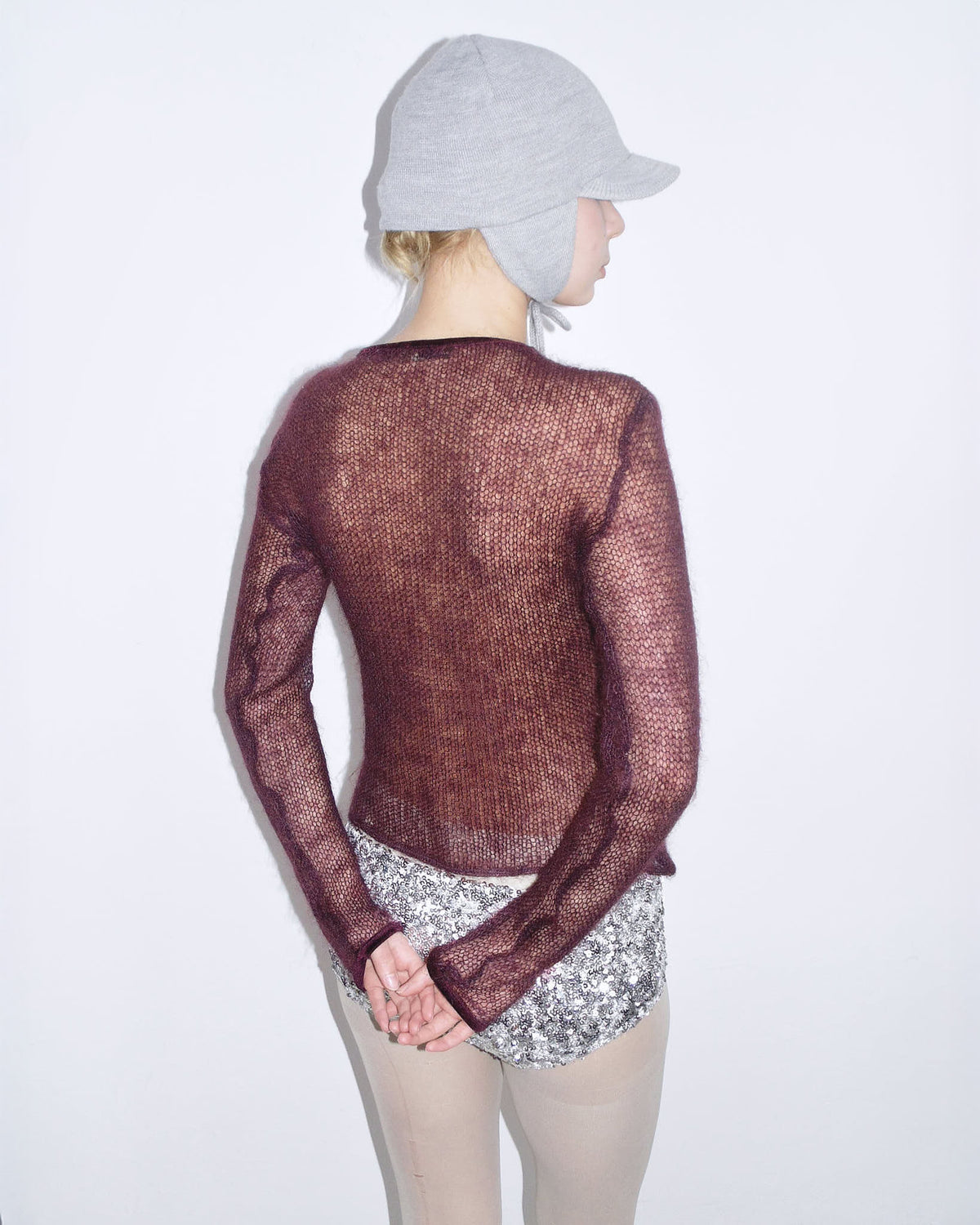 burgundy mohair sweater