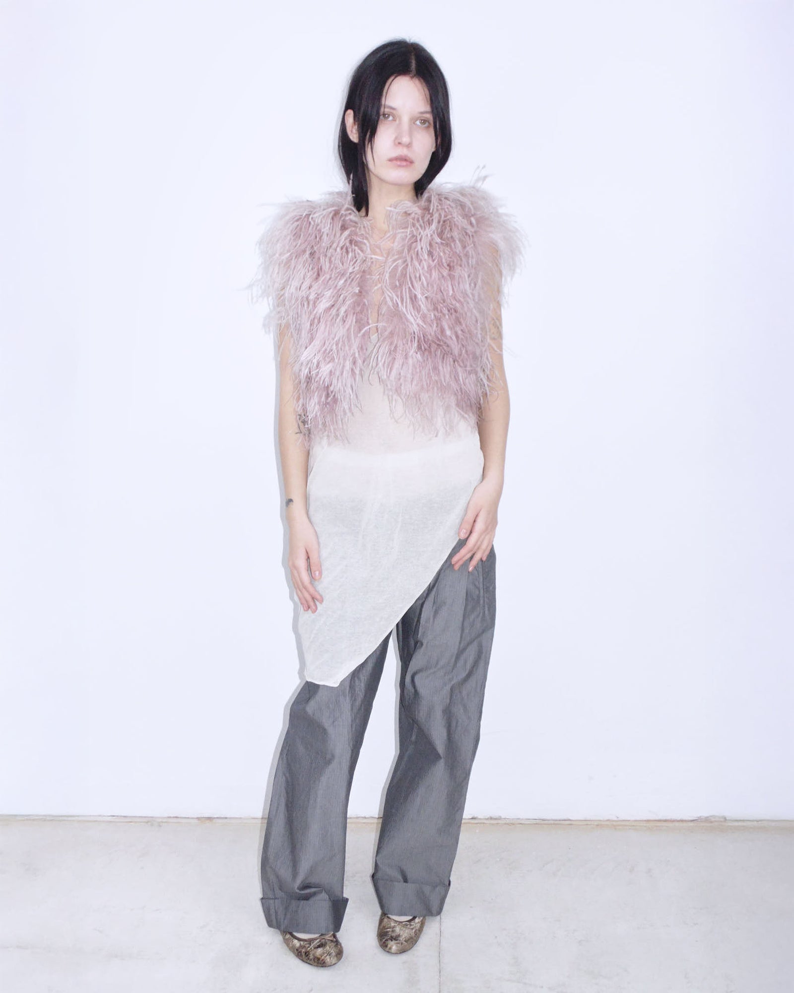 cold pink  vest