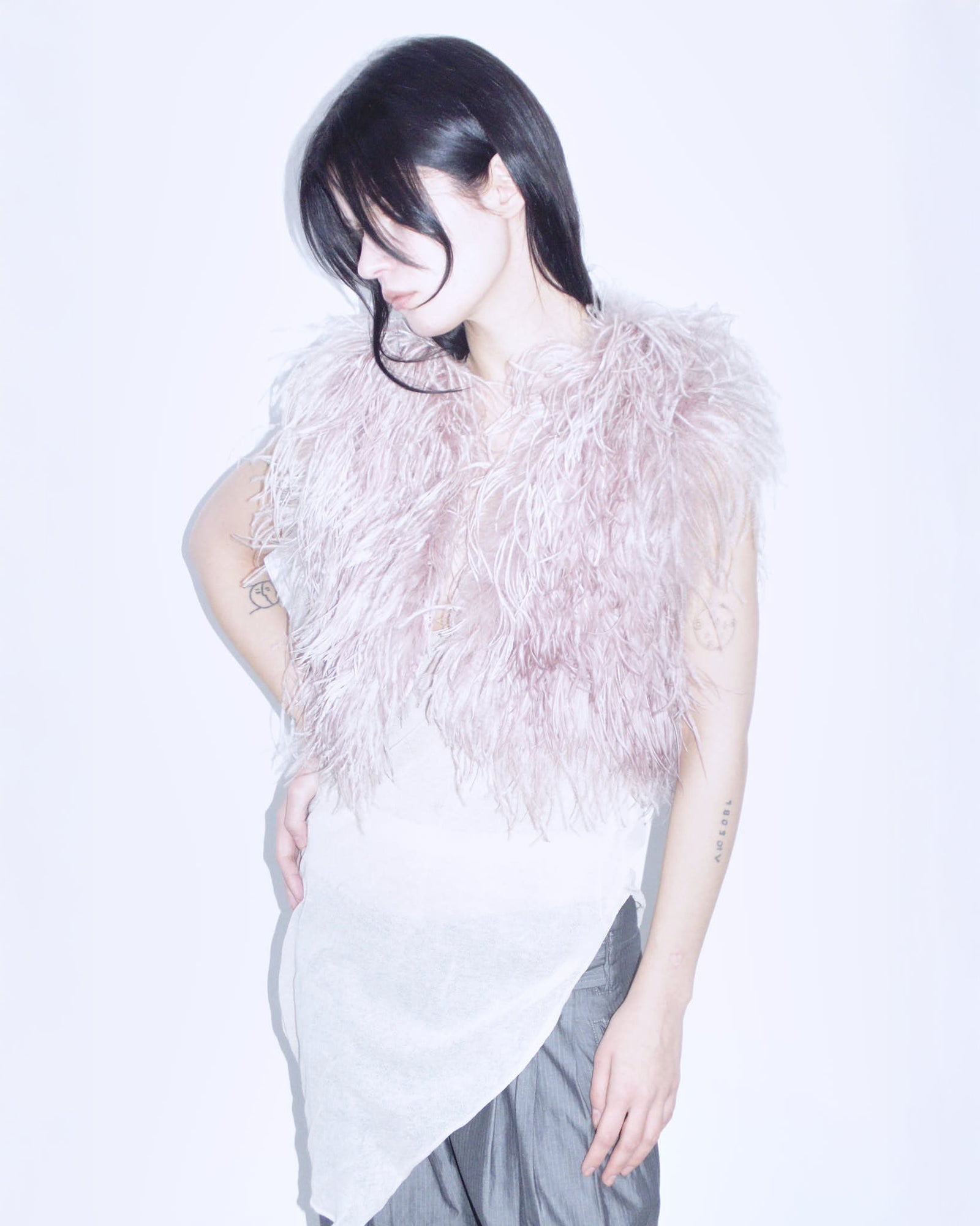 cold pink  vest