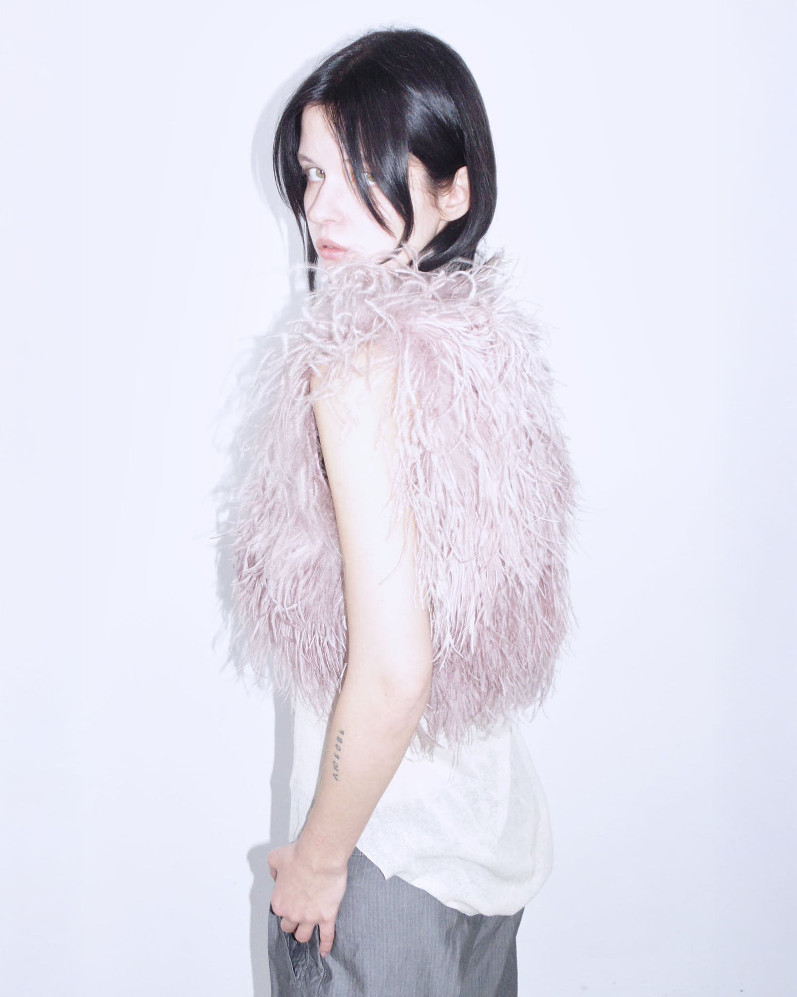 cold pink  vest