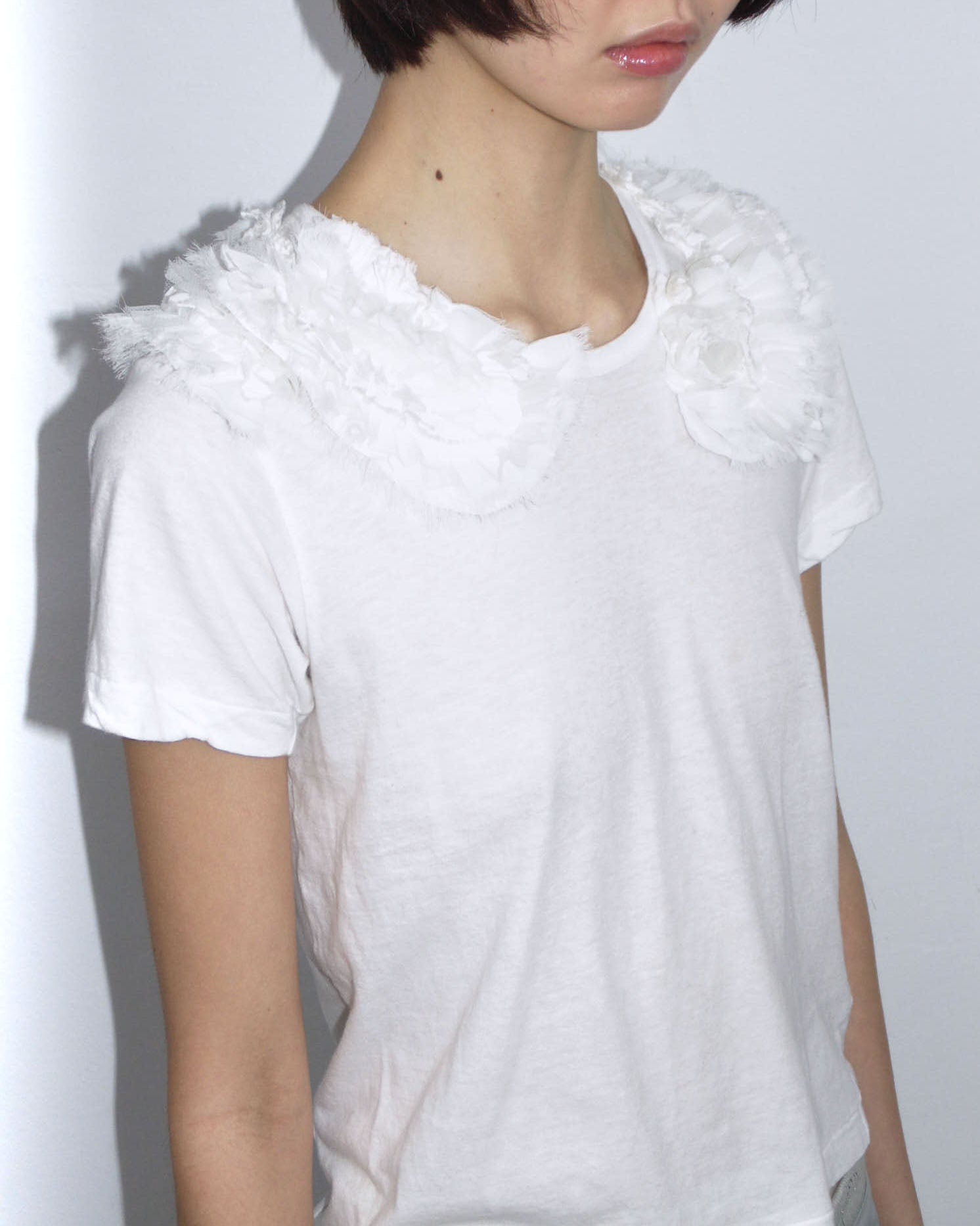 tulle collar angel tee