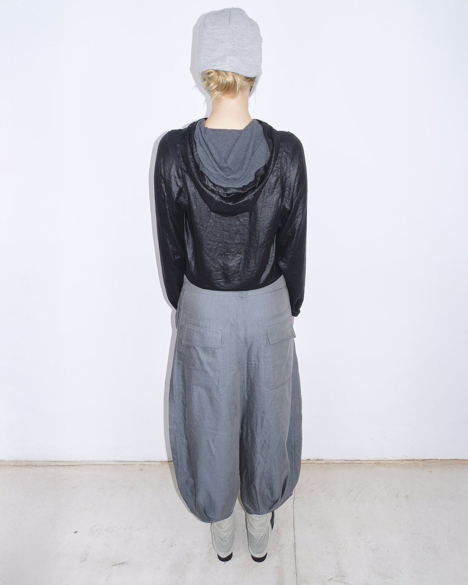 cropped sporty technical top