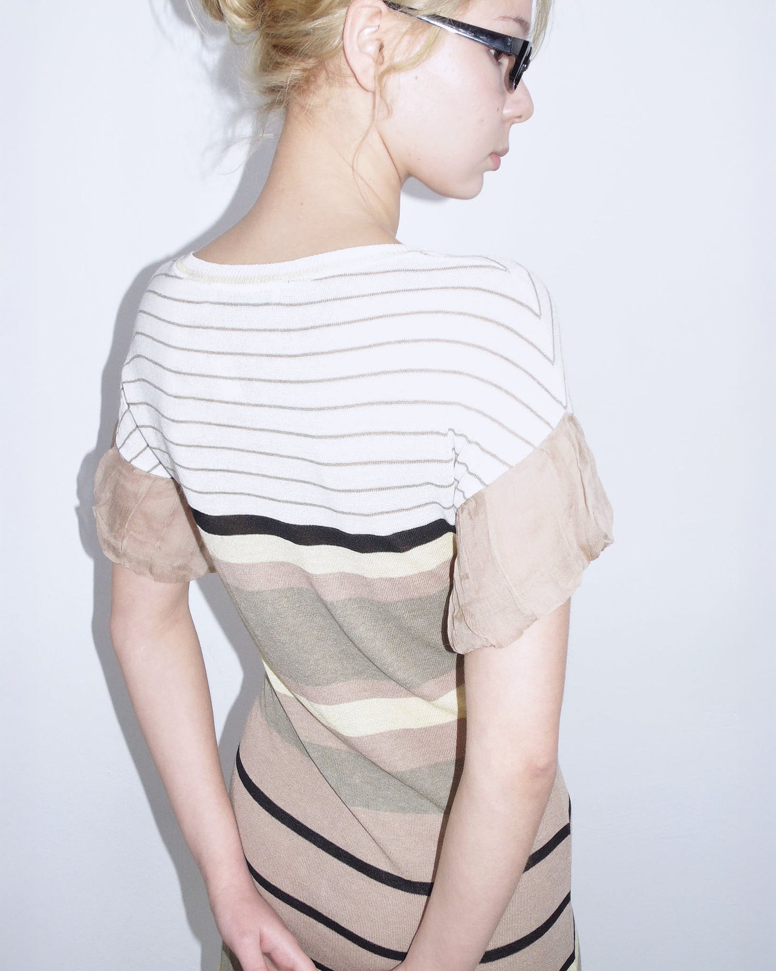 drop waist doll style striped dress