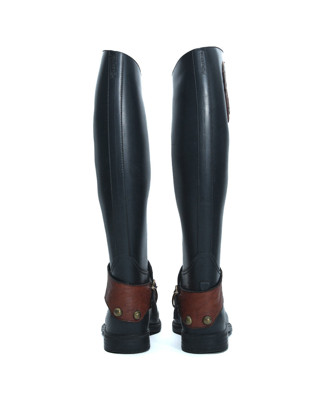 statement black rain boots