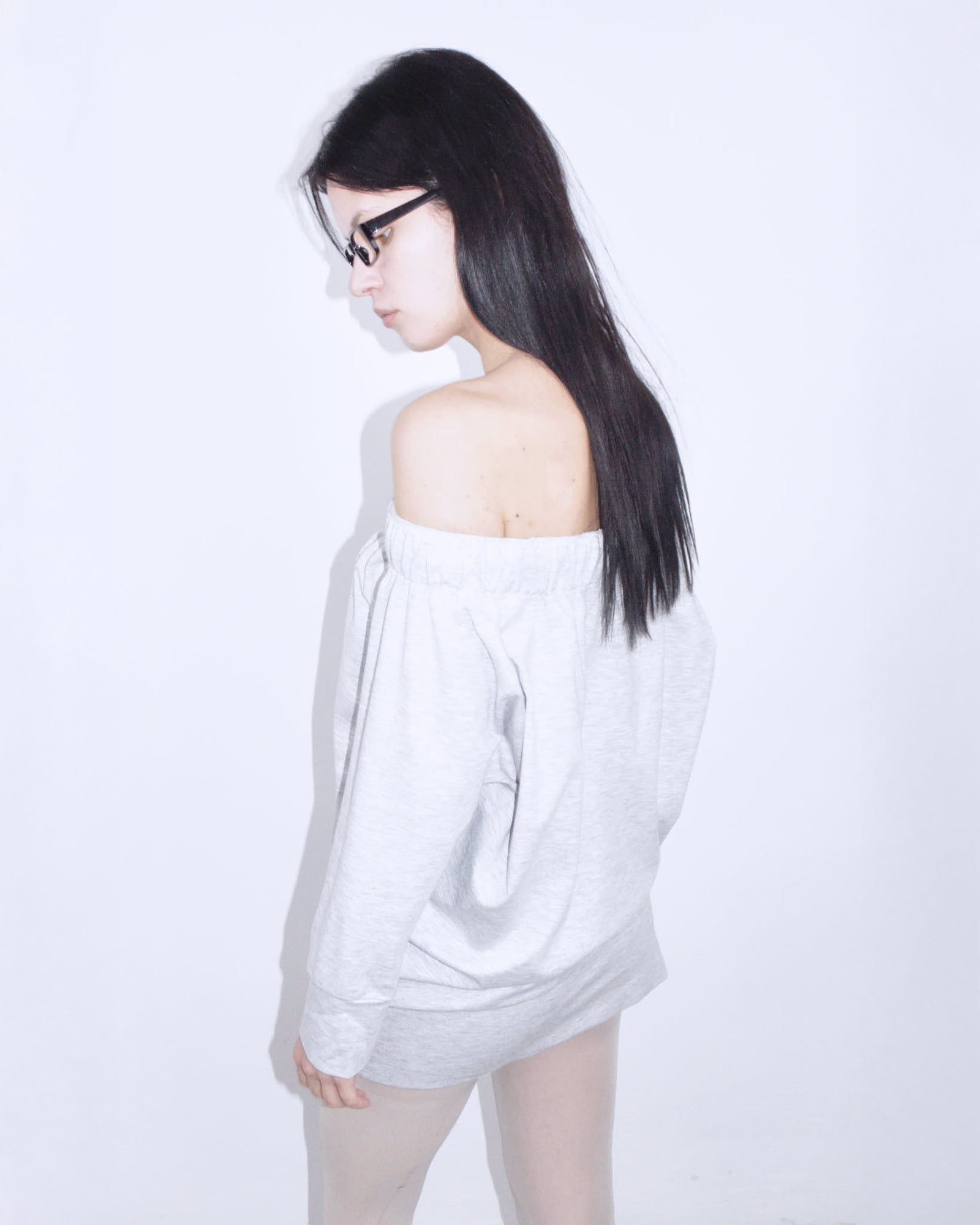 gray sporty zipper dress
