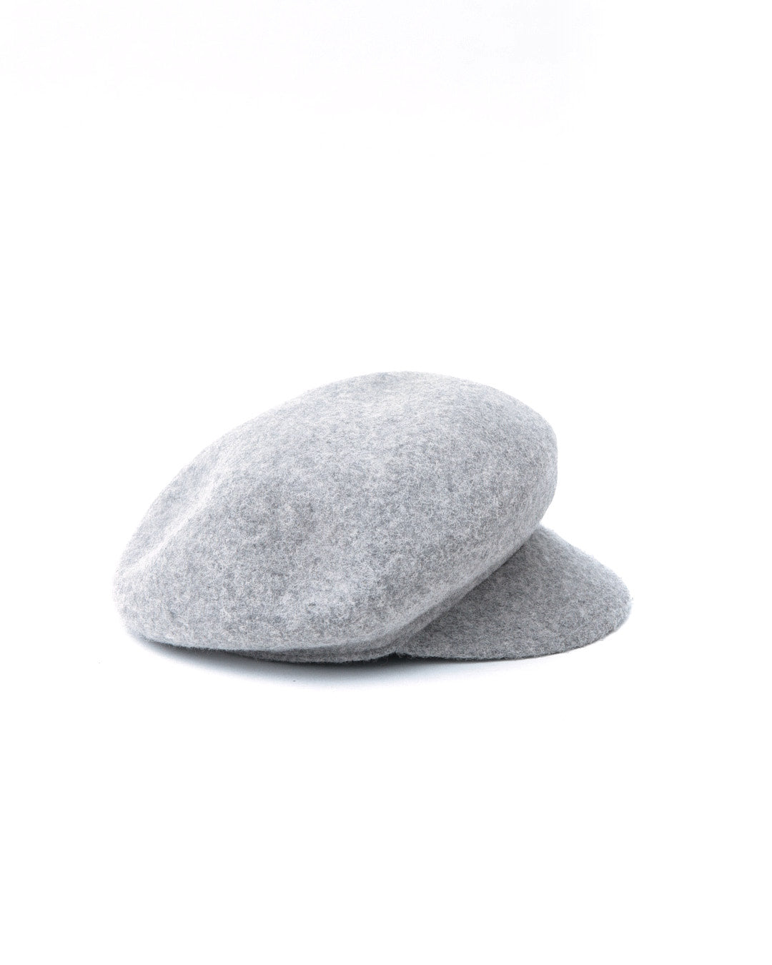grey wool felt hat