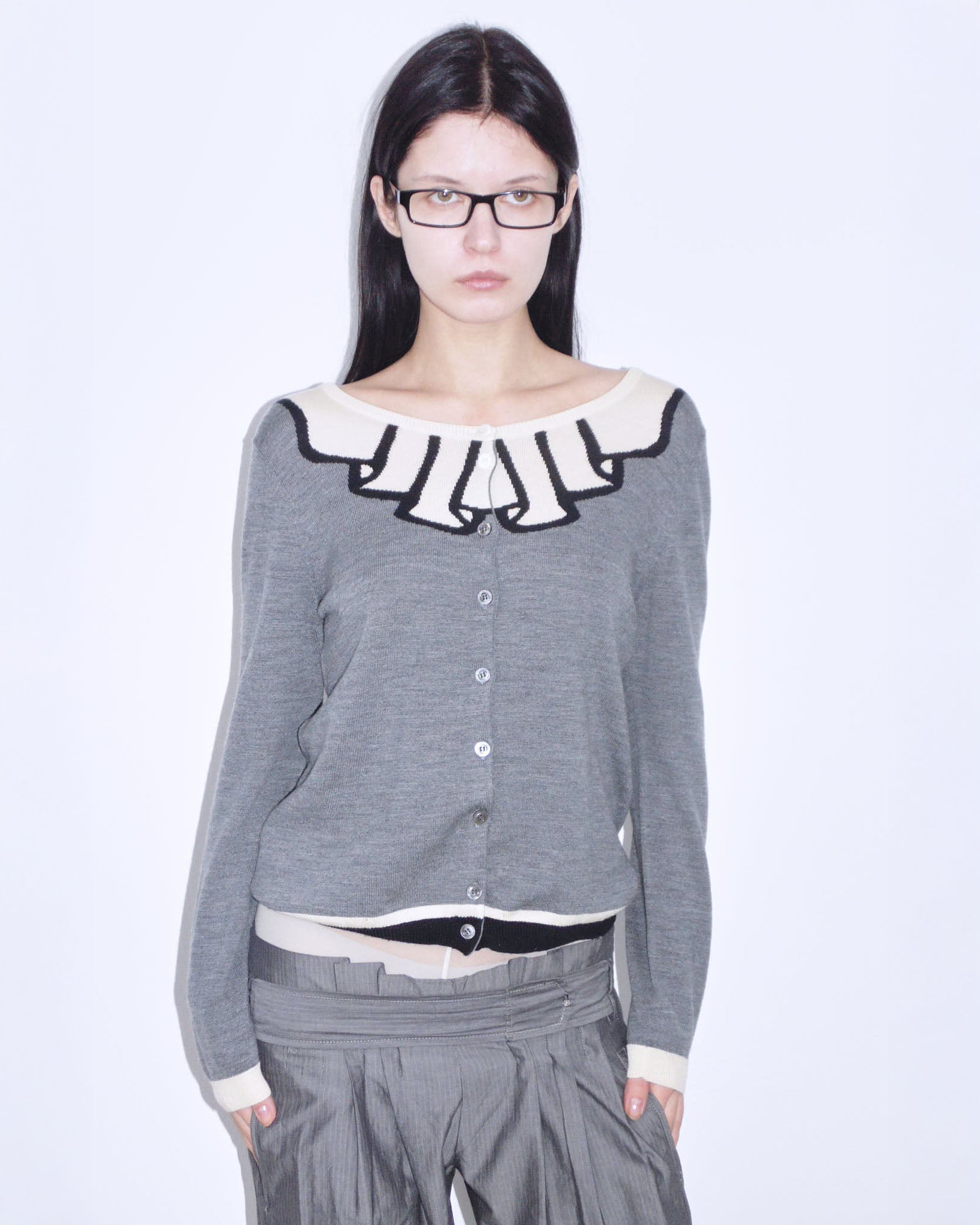 moschino wool knit cardigan – ANEMONIA