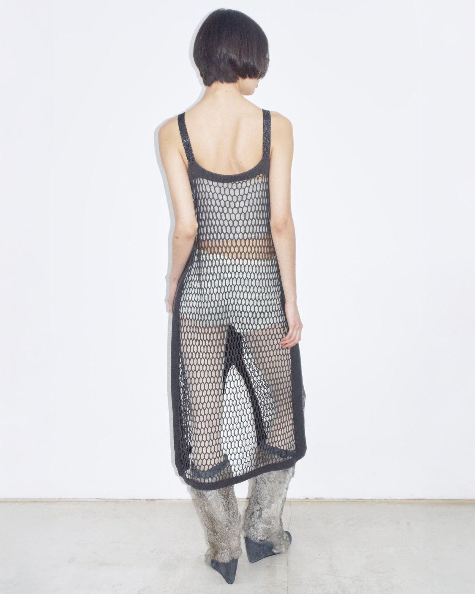 net mesh dress  ANEMONIA
