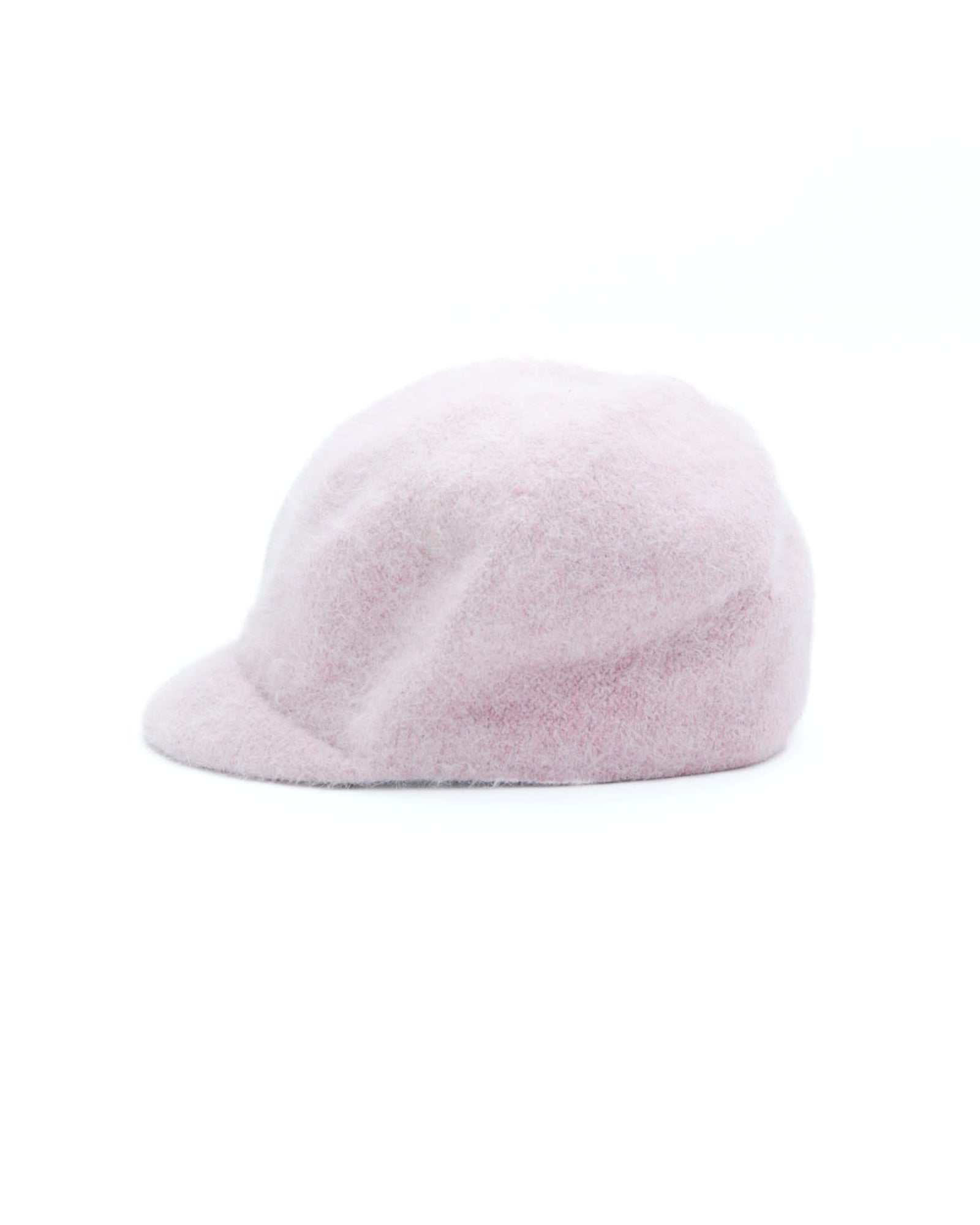 pink rabbit fur cap