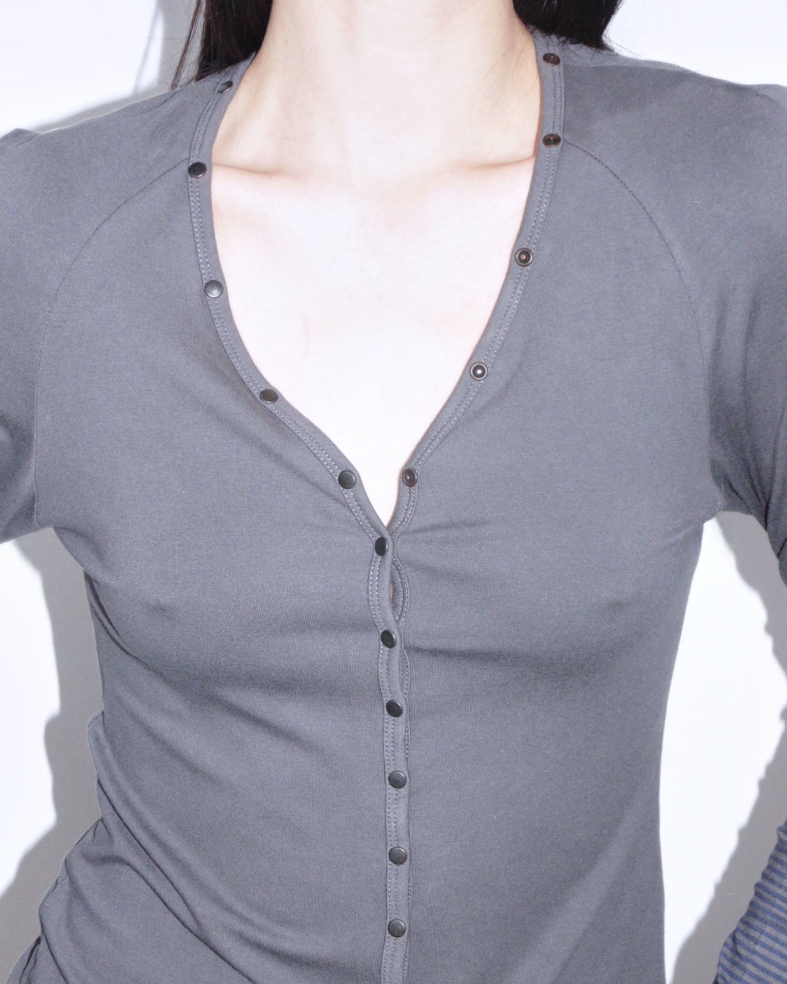 striped balloon adherent long sleeve