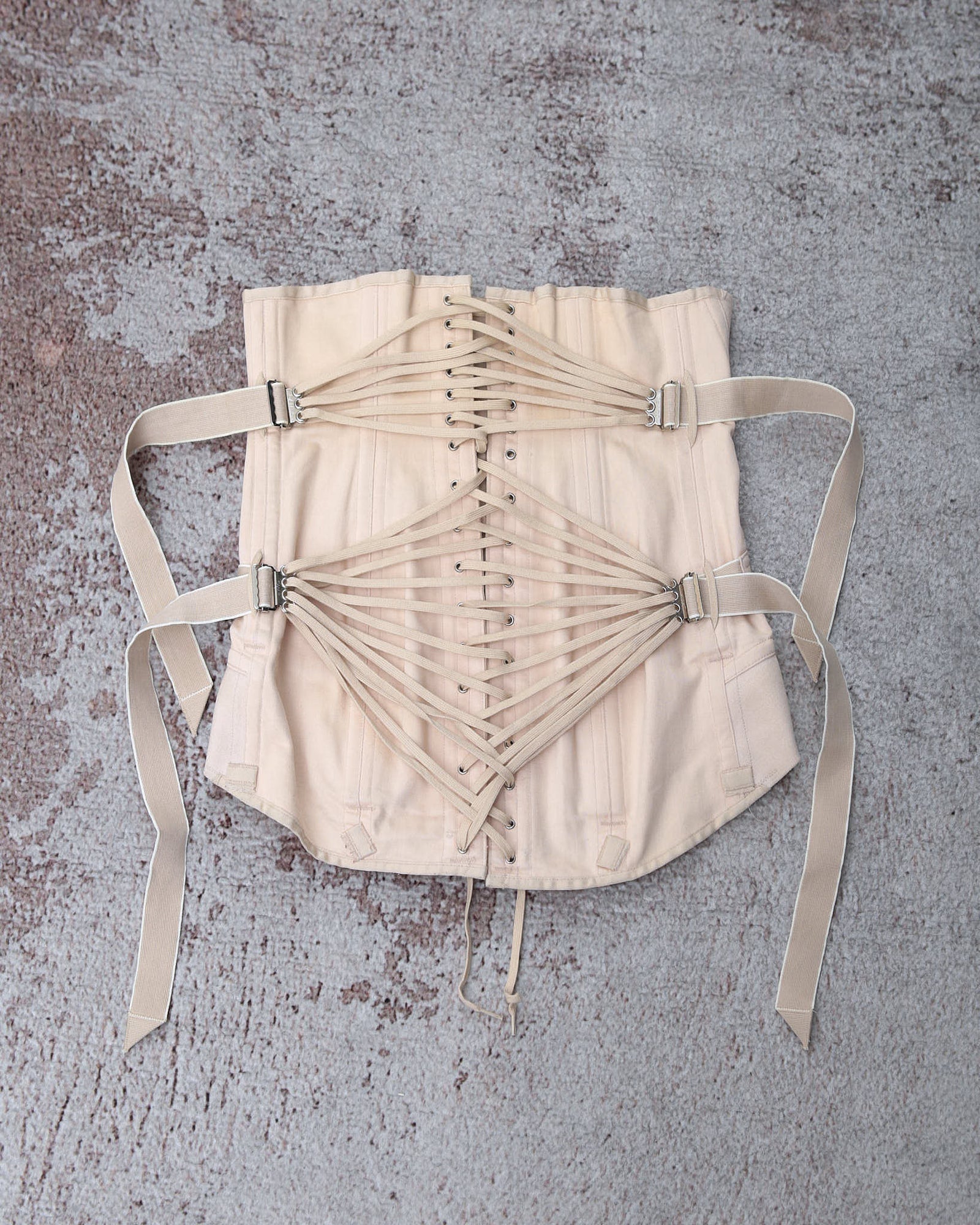 pink/lilac bondage corset