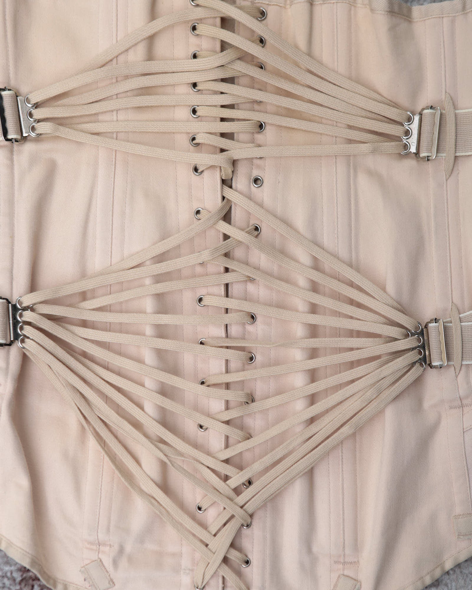 pink/lilac bondage corset