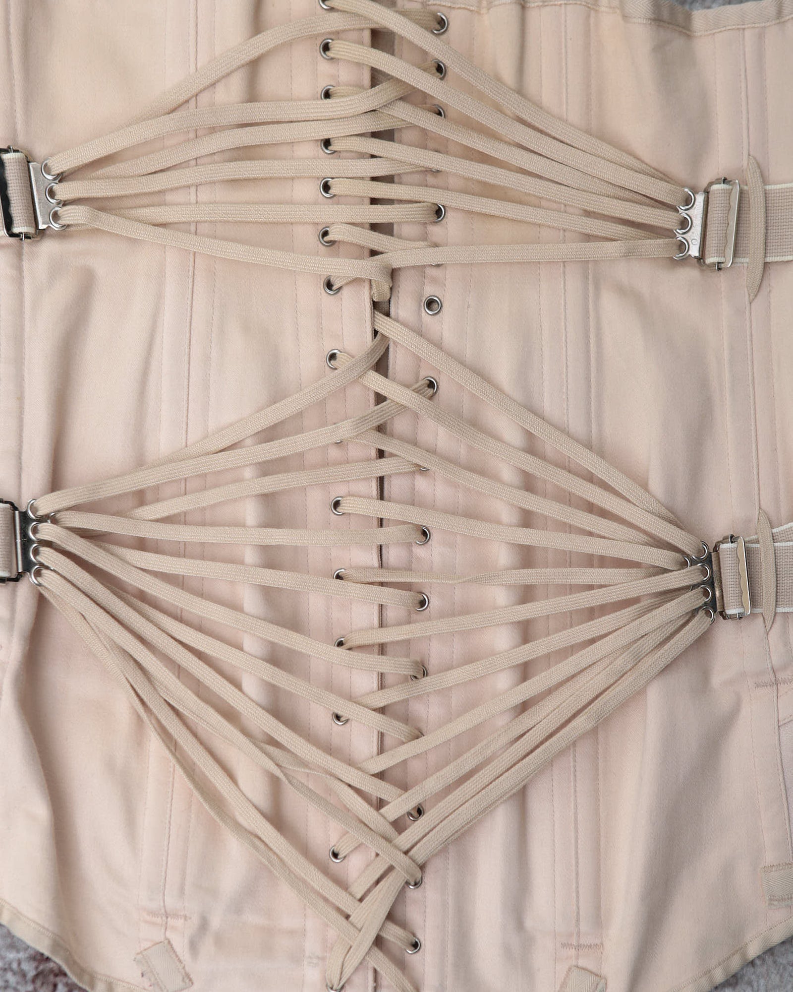 pink/lilac bondage corset