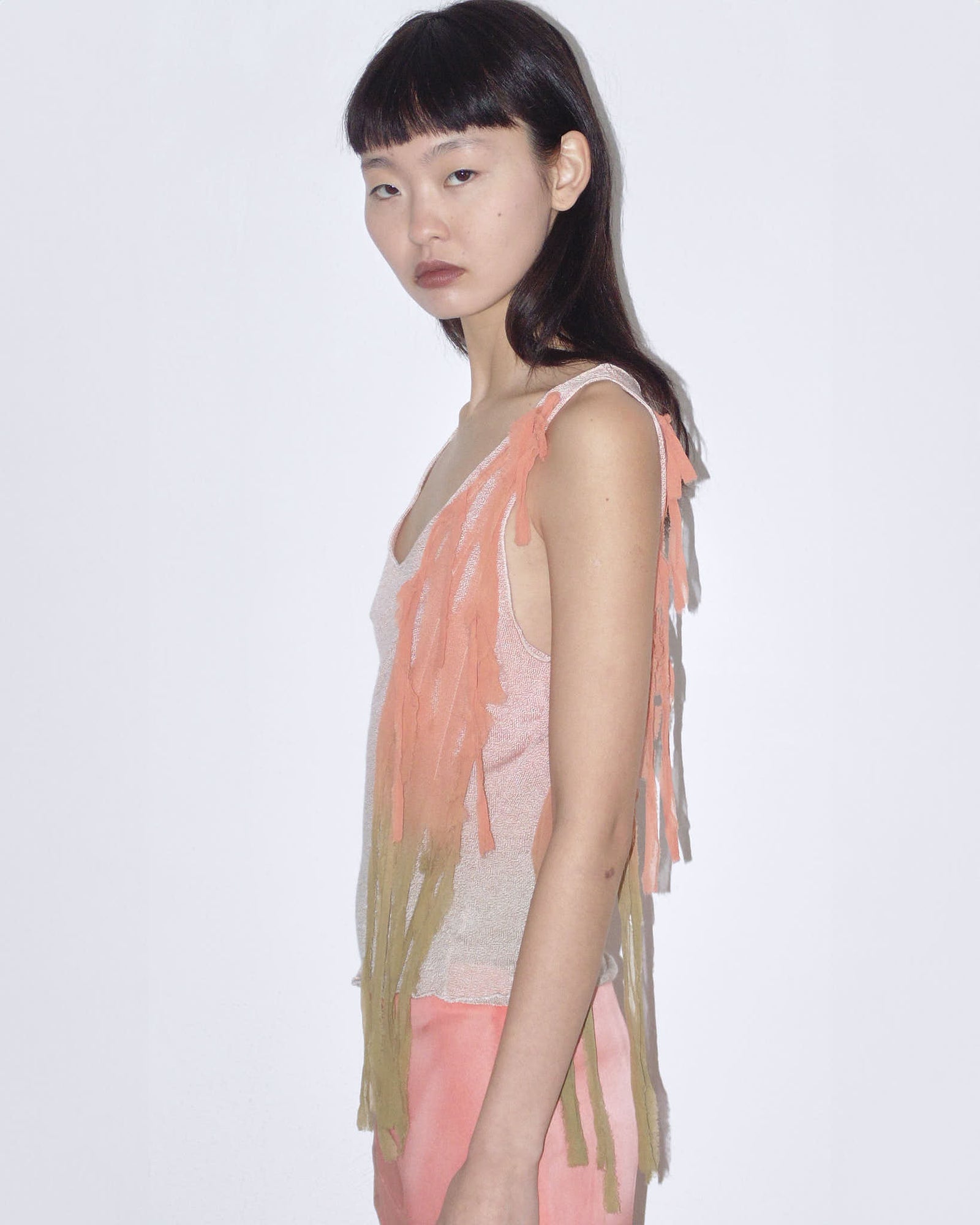 class silk pink / green set