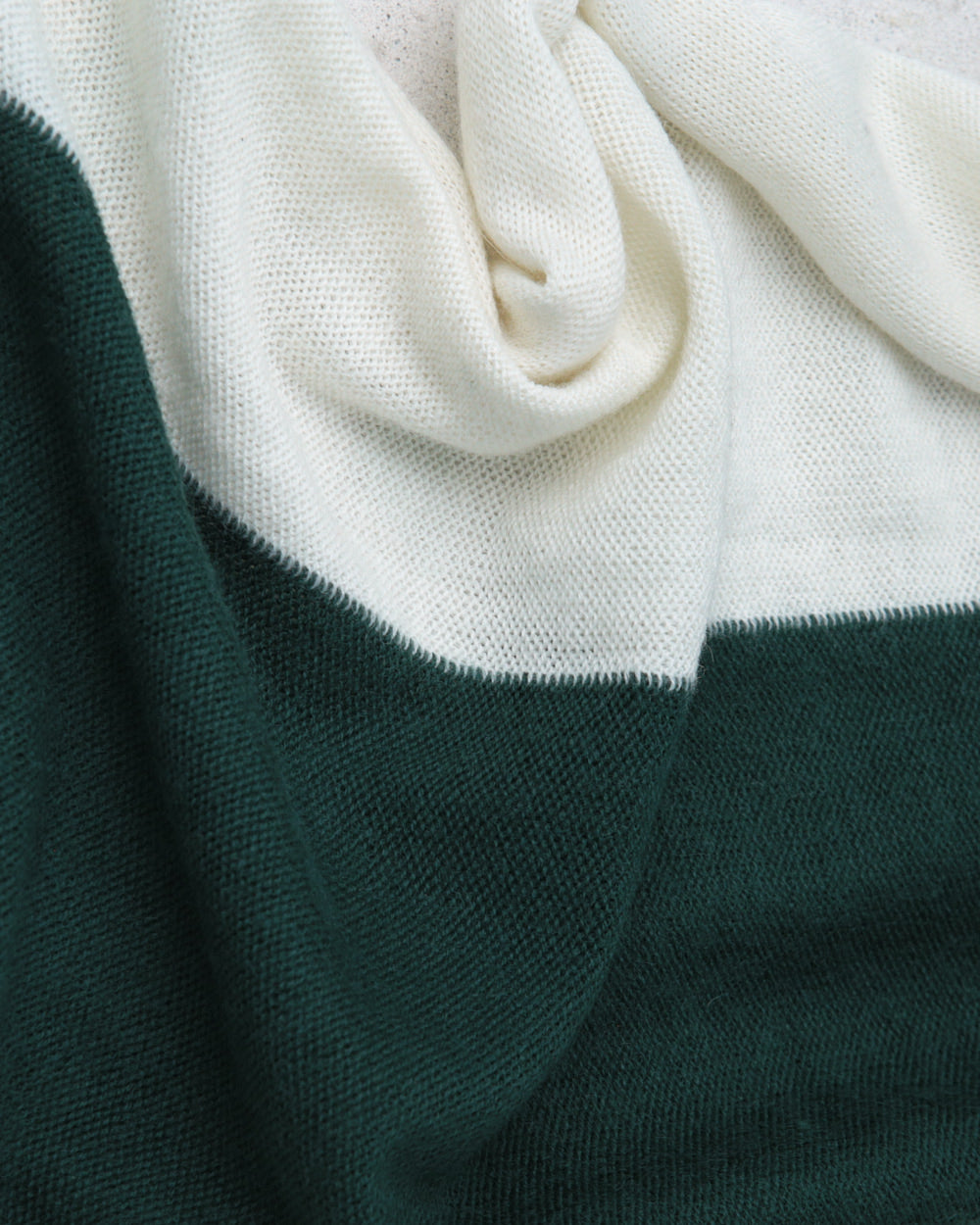 striped green scarf
