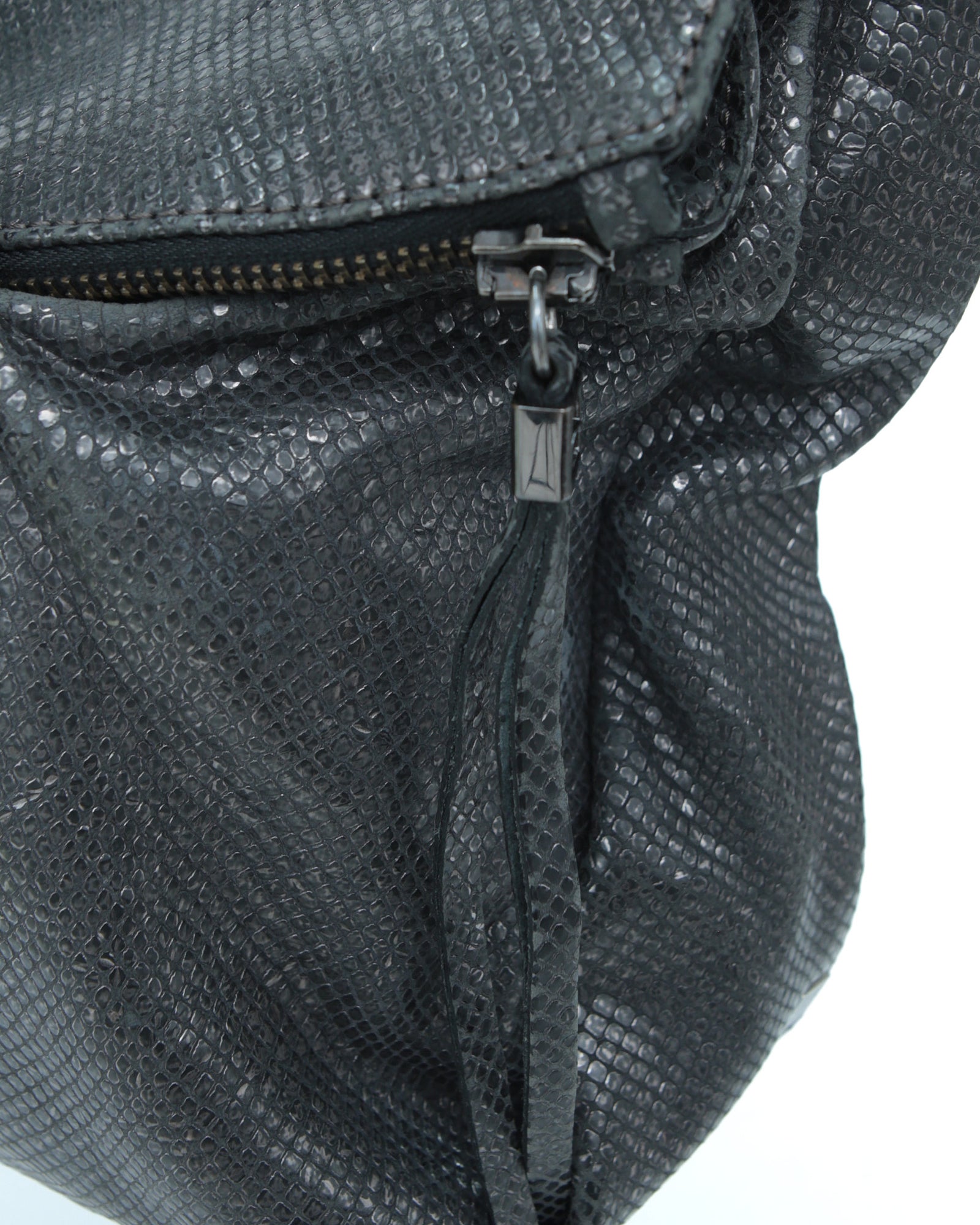 maxi silver leather flap bag